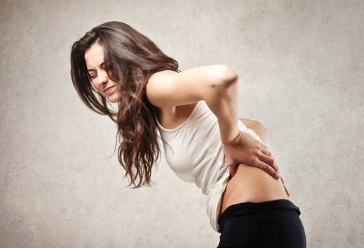back pain hoove болит живот вздутие и спина